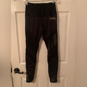 Barbella Box Leggings - XS - Wide Waist Band - High Rise - padded calf leggings